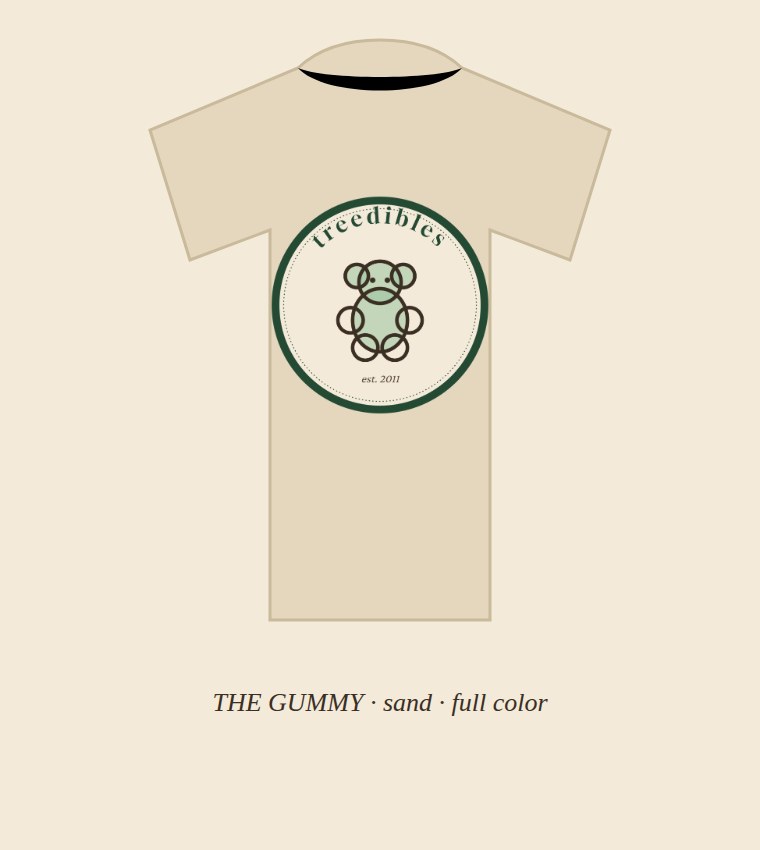 THE GUMMY · sand, full color